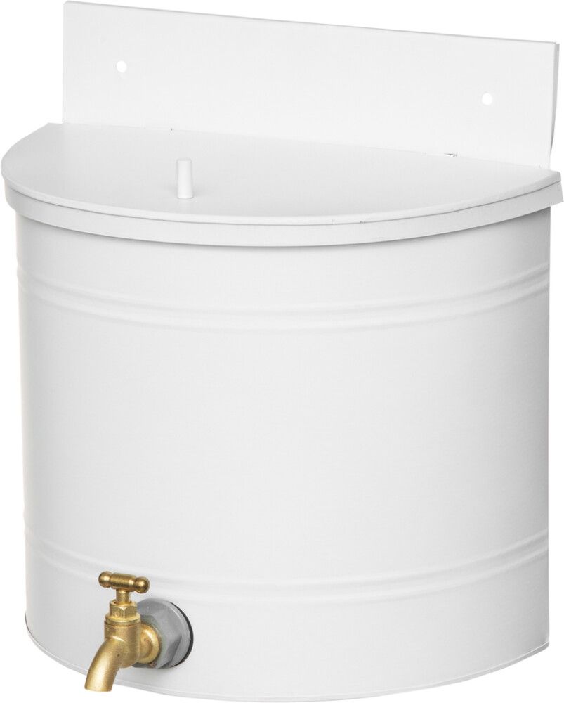 Pesunõu seinale 10 l, valge