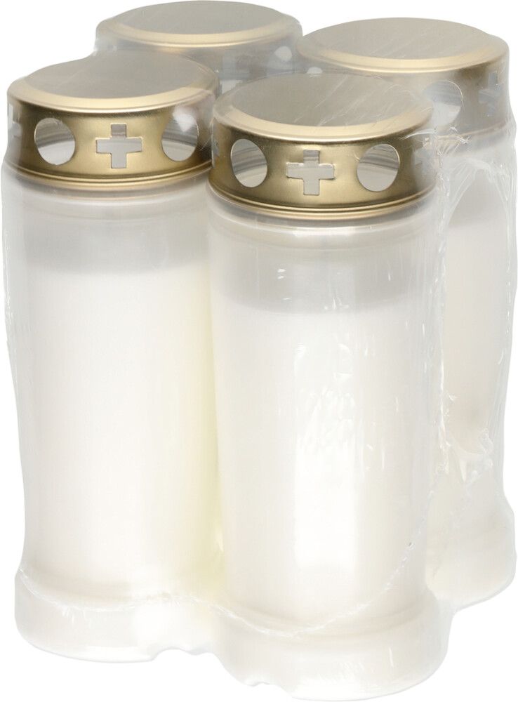 Hauaküünlad Polar 90 h valge 4 tk