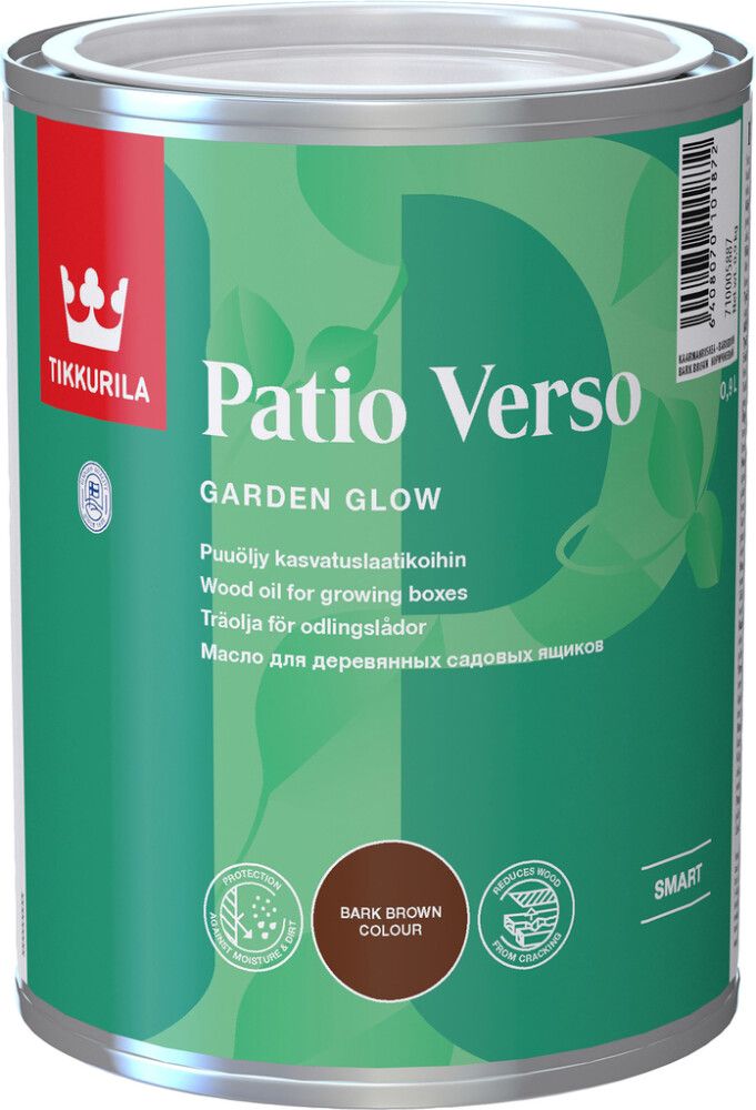 Puiduõli Tikkurila Patio Verso pruun 0,9 l