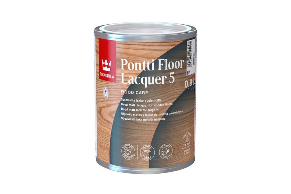 Puitpõrandalakk Tikkurila Pontti Floor Lacquer 5 0,9 l