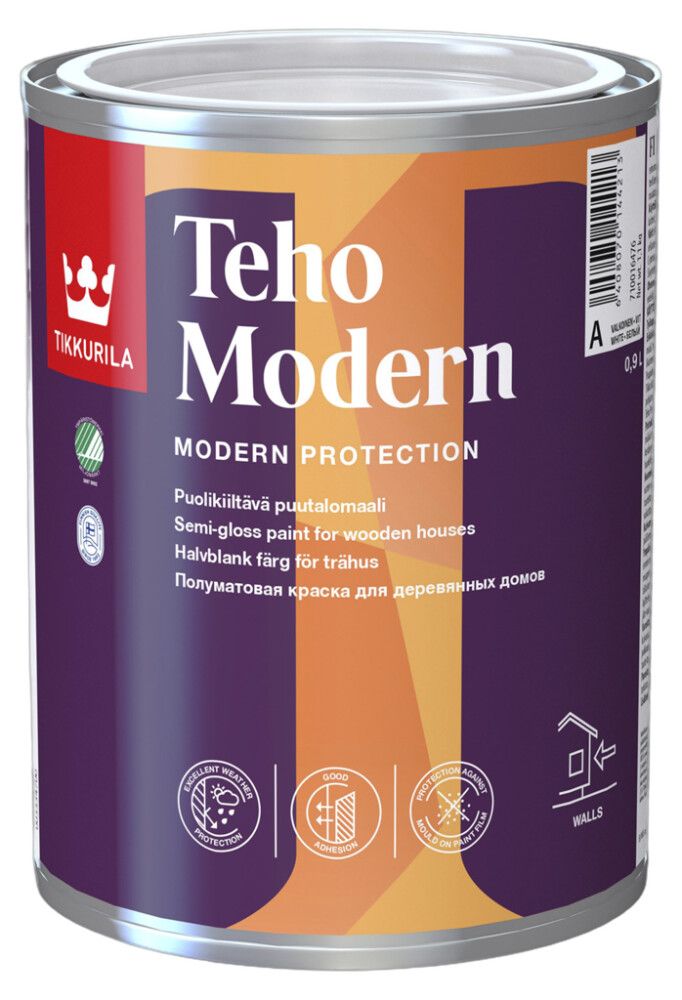 Puitmajavärv Tikkurila Teho Modern C ainult toonimiseks 0,9 l