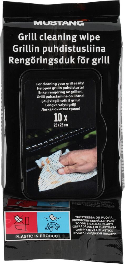 Grilli puhastuslapid Mustang 10 tk/pakk