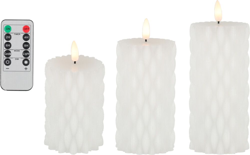 LED küünal Carisma 3 osaline