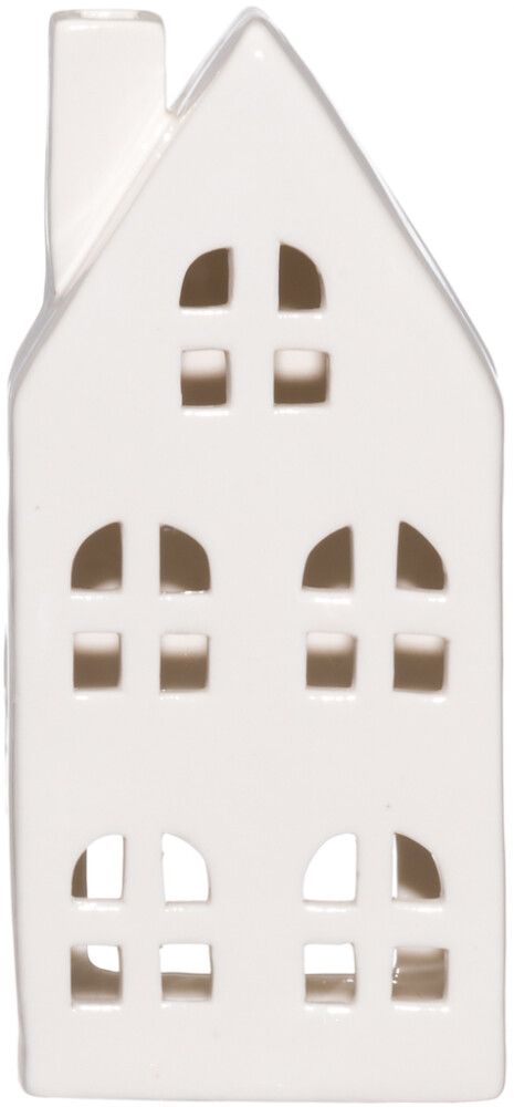 Latern 4living maja Copenhagen 17 cm, valge