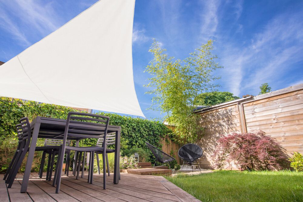 Päikesepuri 5 x 5 x 5 m, helehall