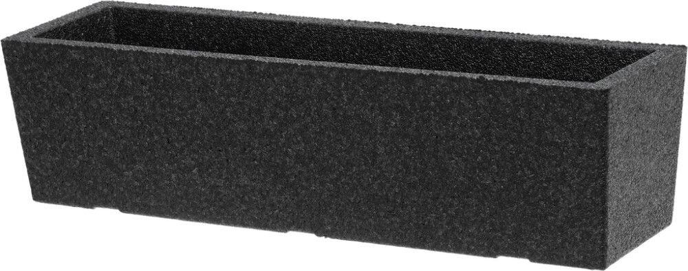 Termopott Balcony 50 cm, must