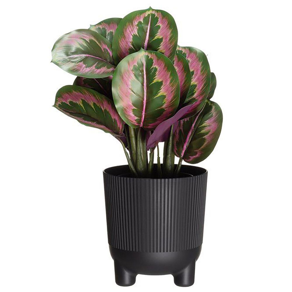 Ümbrispott 4living Aria Jumper Ø 18 cm, must