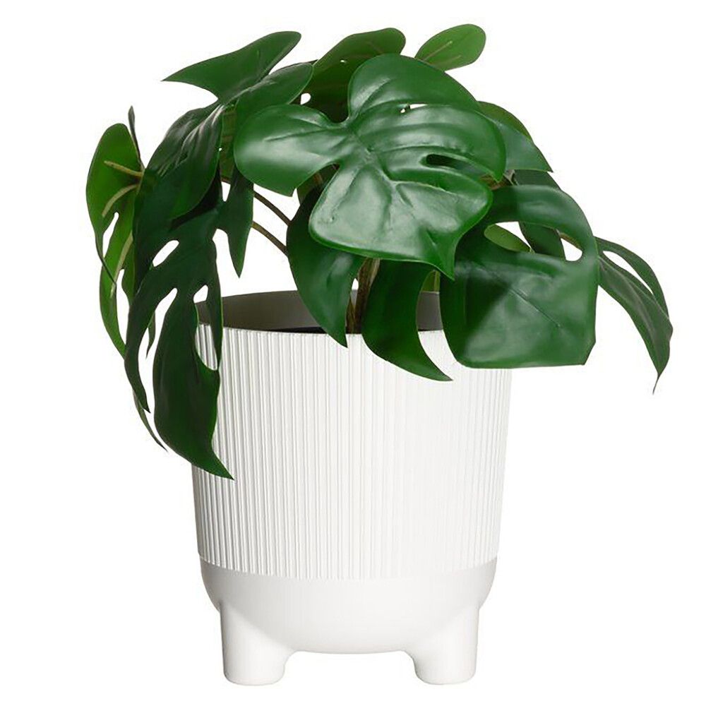 Ümbrispott 4living Aria Jumper Ø 14 cm, valge