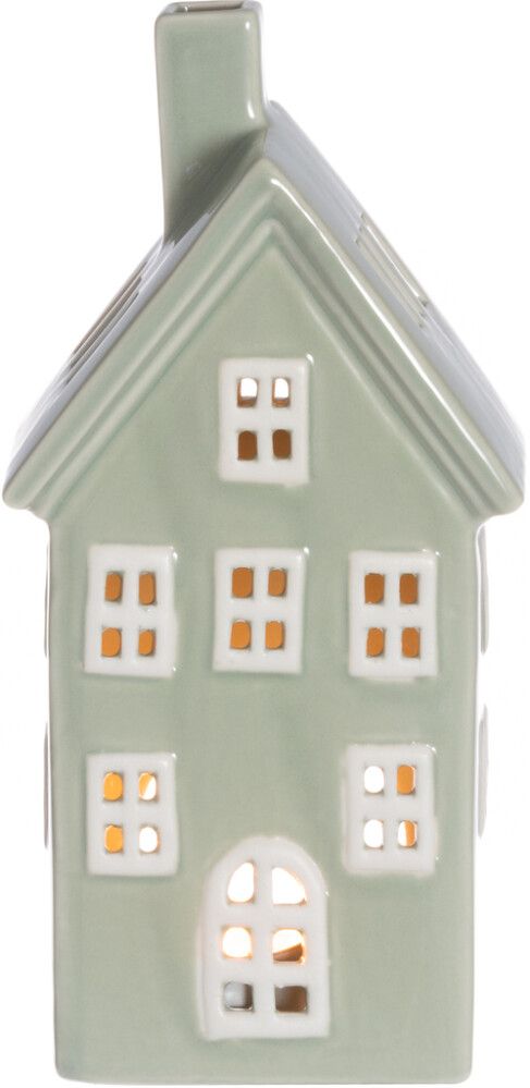 Latern maja Copenhagen 19 cm, roheline