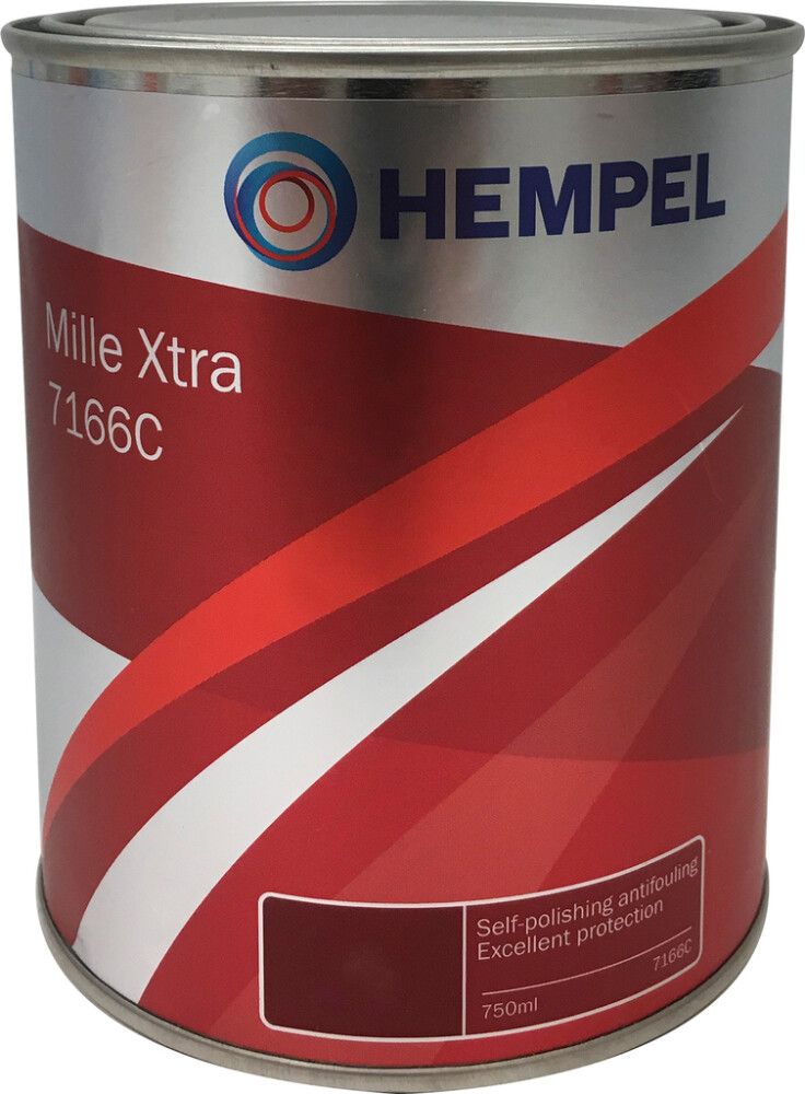 Kattumisvastane värv Hempel Mille Xtra 7166C 12400 hall 0,75 l