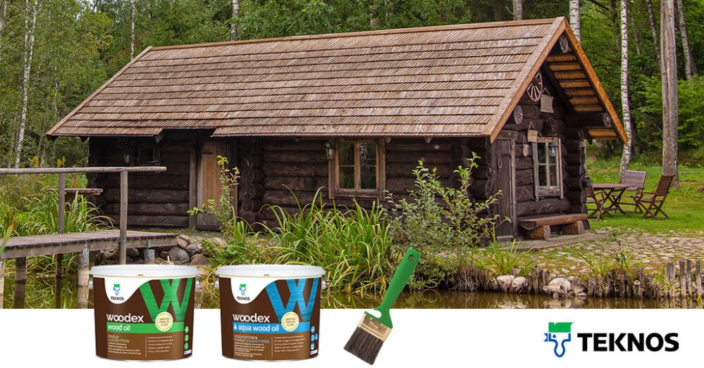 Puiduõli Teknos Woodex Aqua Wood Oil, värvitu 2,7 l