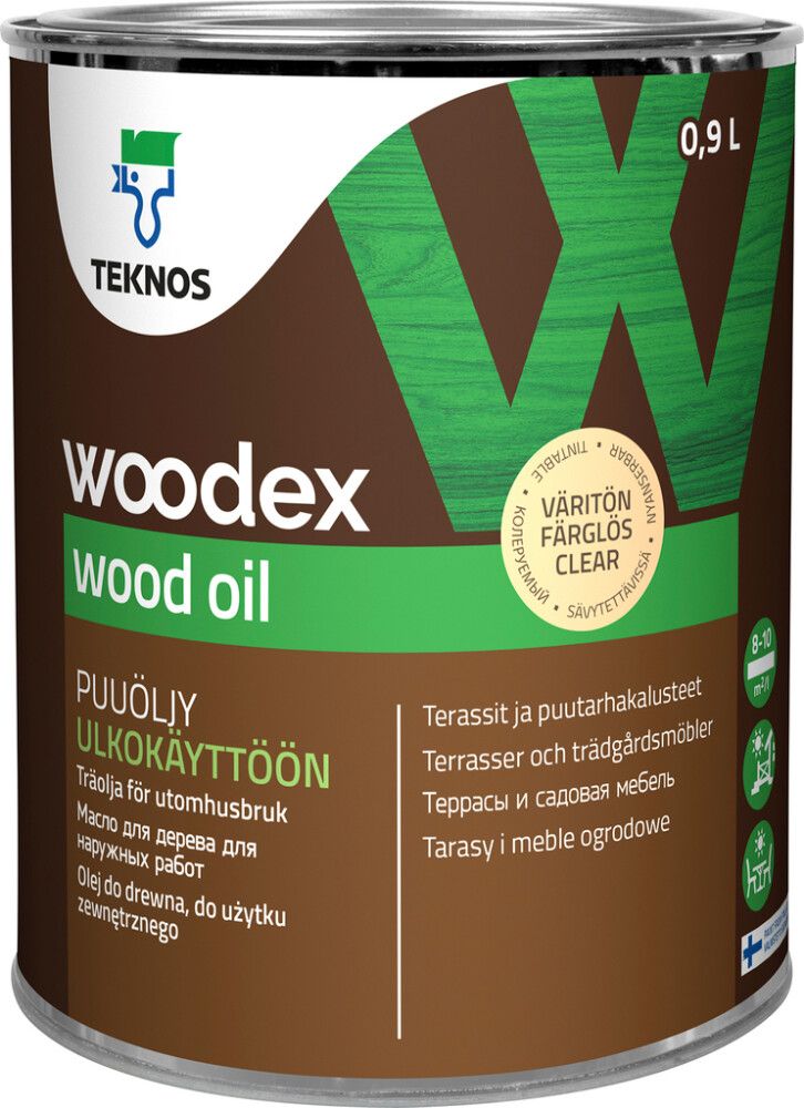 Puuöljy Teknos Woodex Wood Oil Väritön