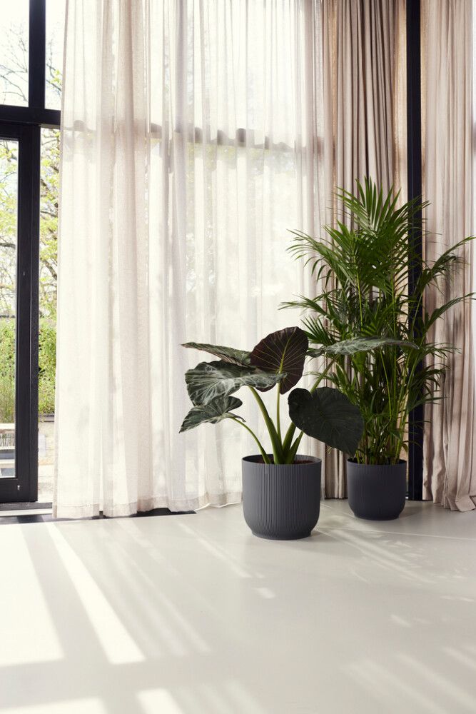 Ümbrispott Elho Vibes Fold 40 cm, antratsiit