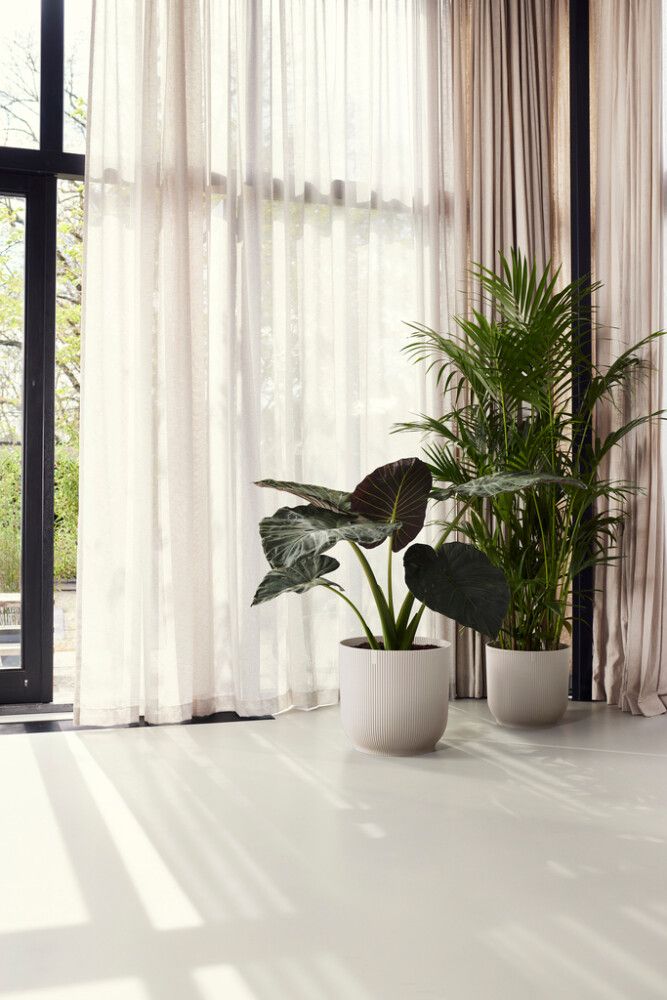 Ümbrispott Elho Vibes Fold 40 cm, valge                         