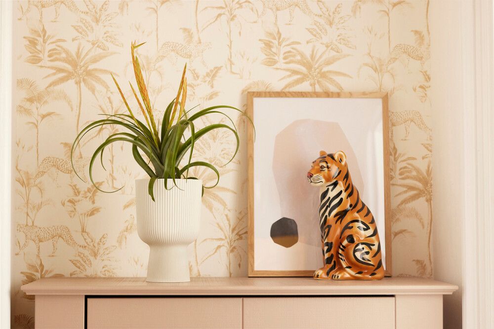 Ümbrispott Elho Vibes Fold Coupe 30 cm, looduslik valge