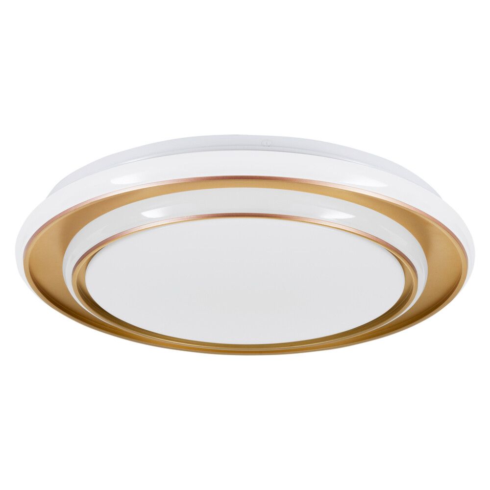 LED-plafoon Eglo Moschetta kuldne/valge Ø 40 cm