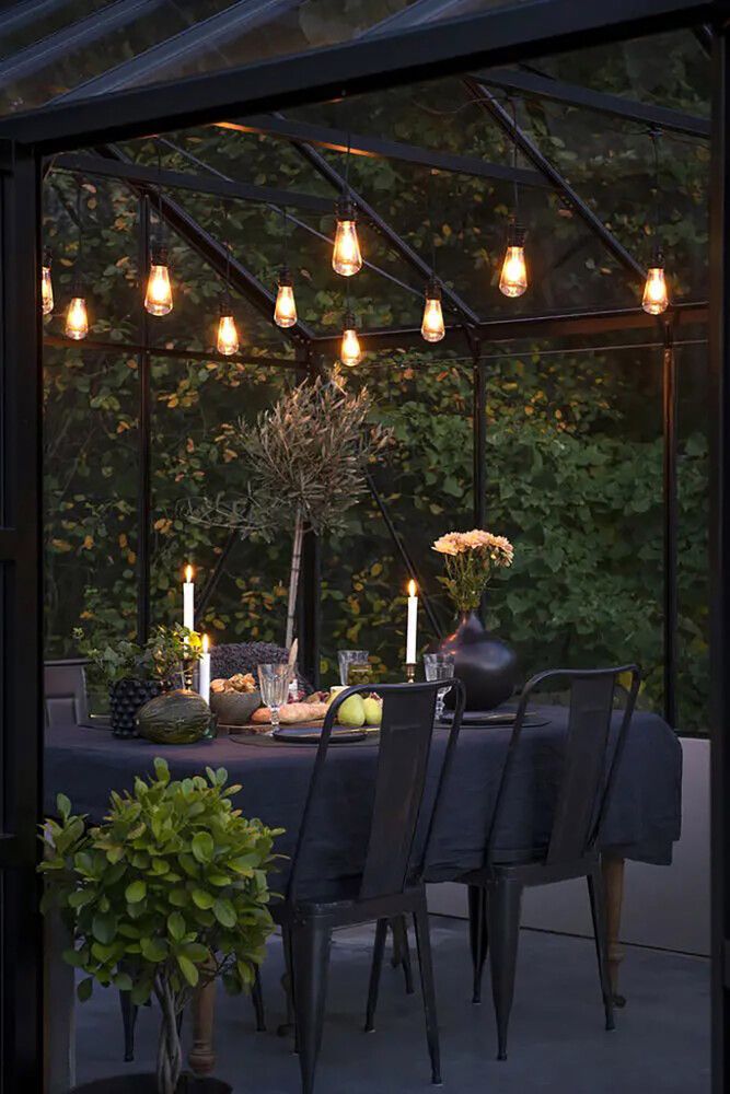 LED-valgussarja Konstsmide Pergola stardikomplekt 10-osaline