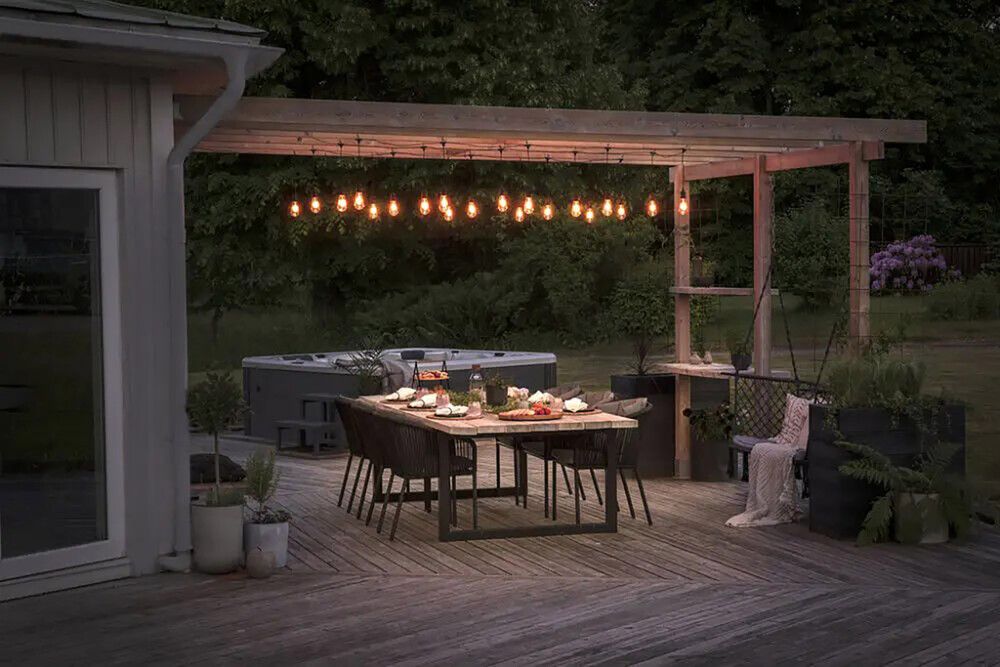 LED-valgussarja Konstsmide Pergola lisakomplekt 10-osaline