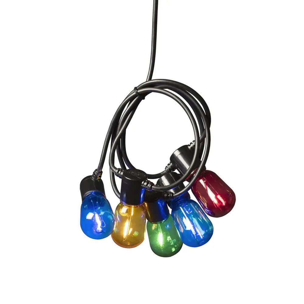 LED-valgussari Konstsmide multi colour 40-osaline
