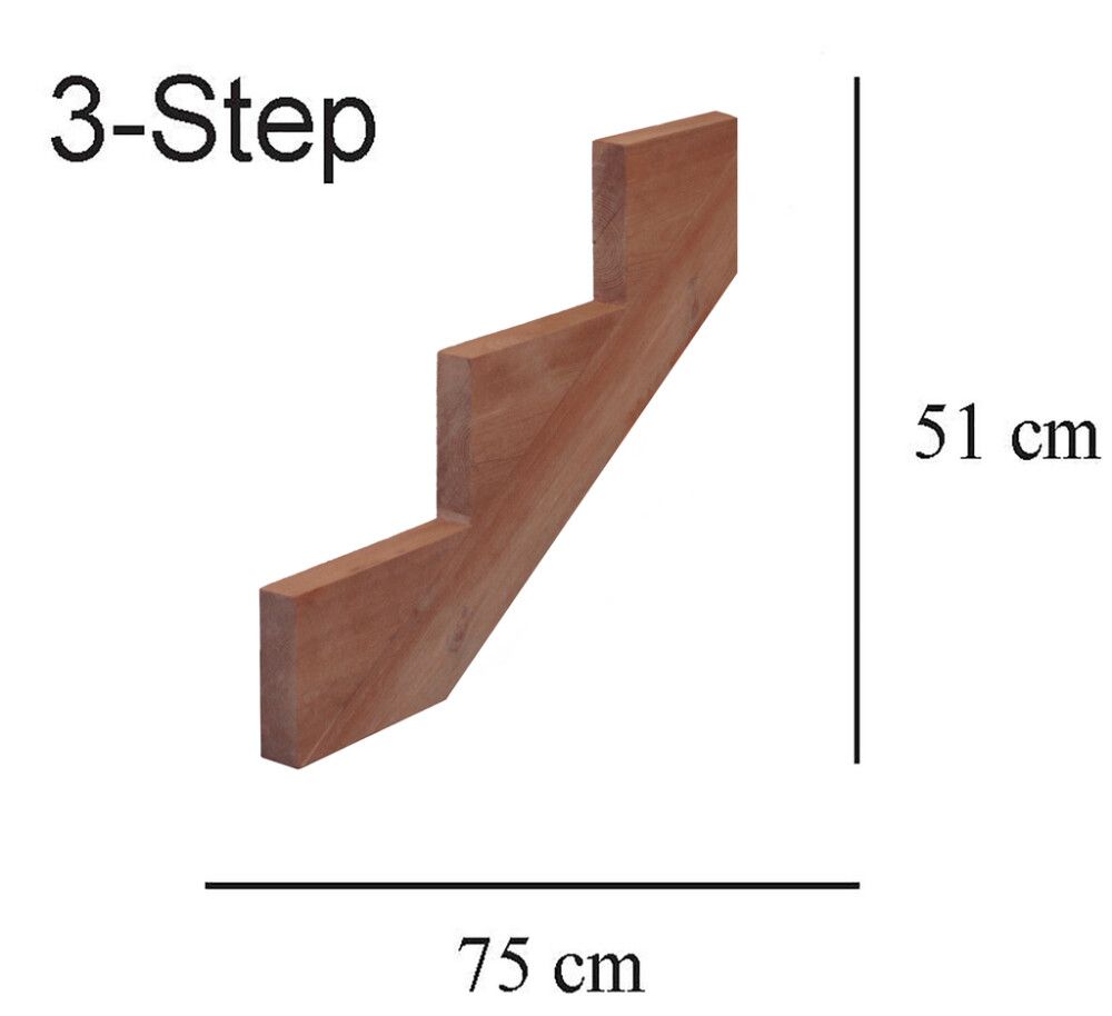 Trepi alustala Hortus 3-astmeline pruun