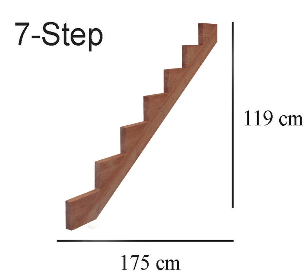 Trepi alustala Hortus 7-astmeline pruun