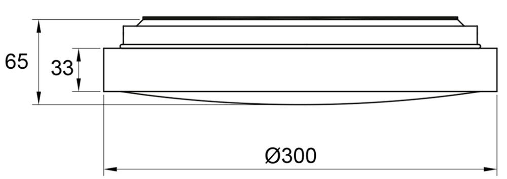 Laevalgusti Aneta Veroli Ø 30 x 6,5 cm Matt messing