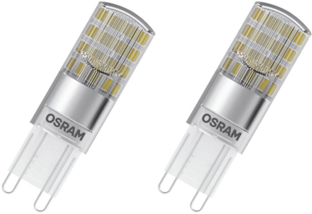 LED-lamp Osram PIN 30 2,6 W/2700 K G9 2 tk