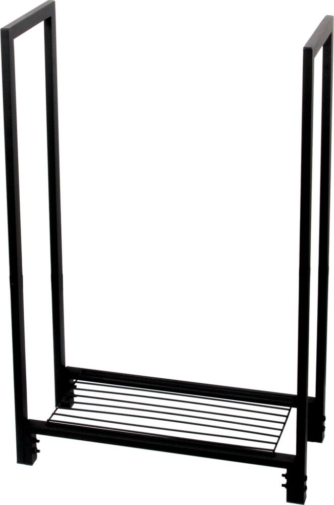 Küttepuude riiul Pisla HTT, must