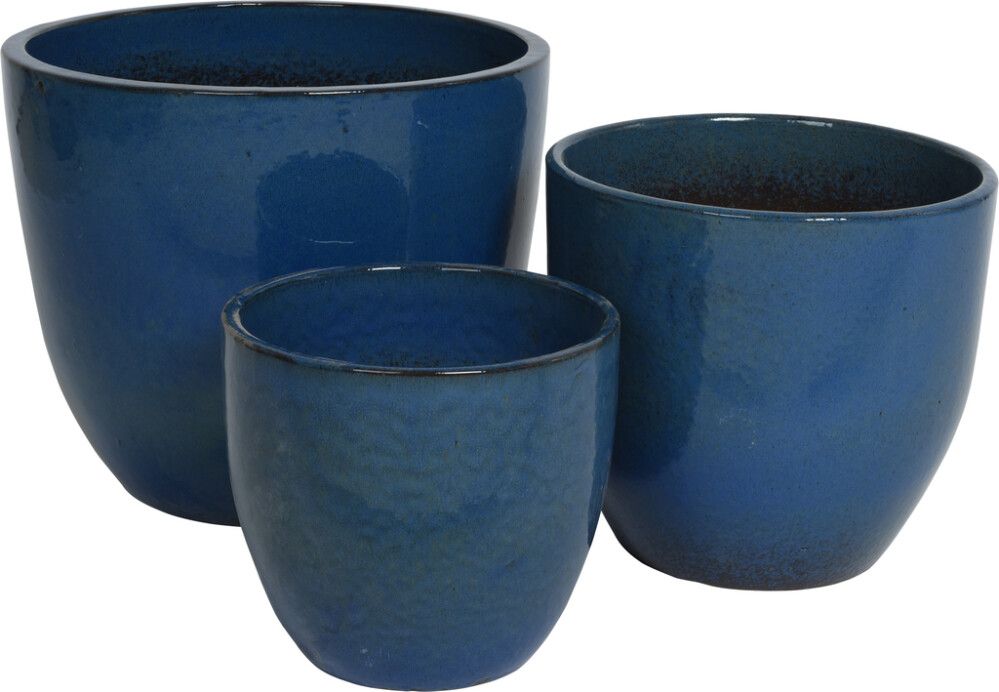 Ümbrispott Matteo Ø 35 cm, sinine