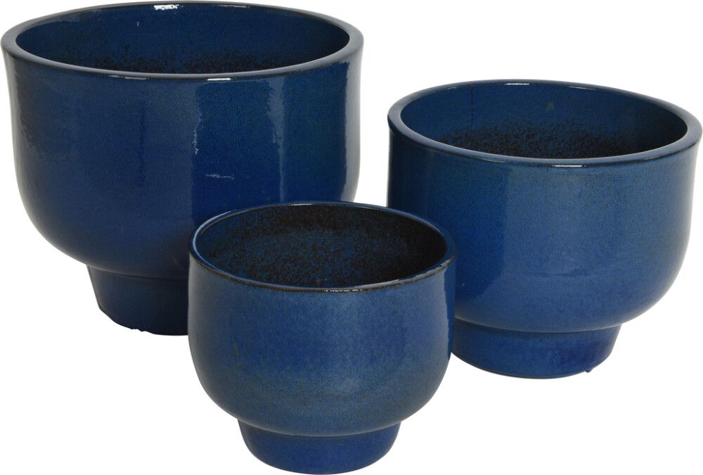 Ümbrispott Mila Ø 31 cm, tumesinine