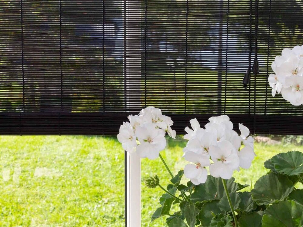 Bambusruloo Ming 170 cm, erinevad värvid ja laiused. Must 160 cm