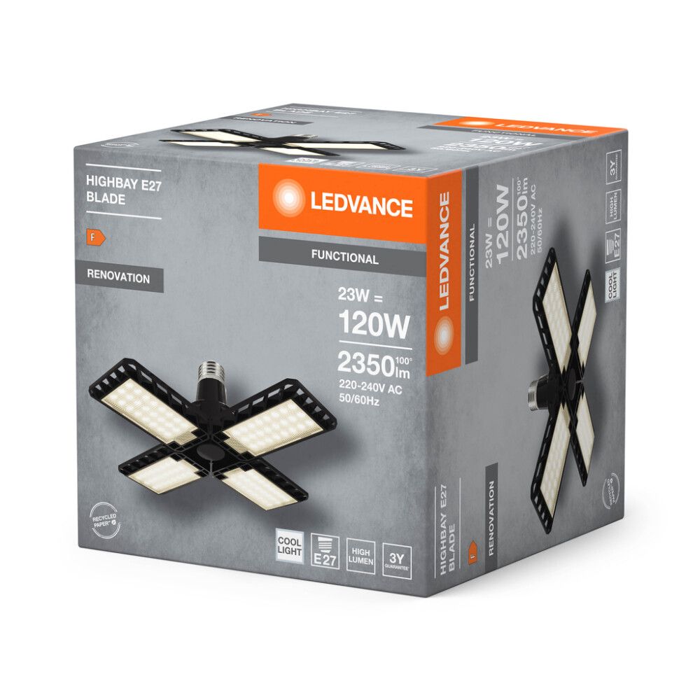 LED-valgusti Ledvance Highbay Blade E27 23W