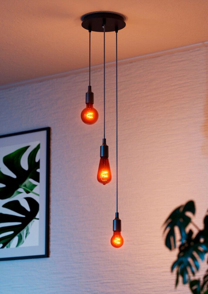 Lambi laerosett Osram Vintage 1906 3-os must Ø 20 cm