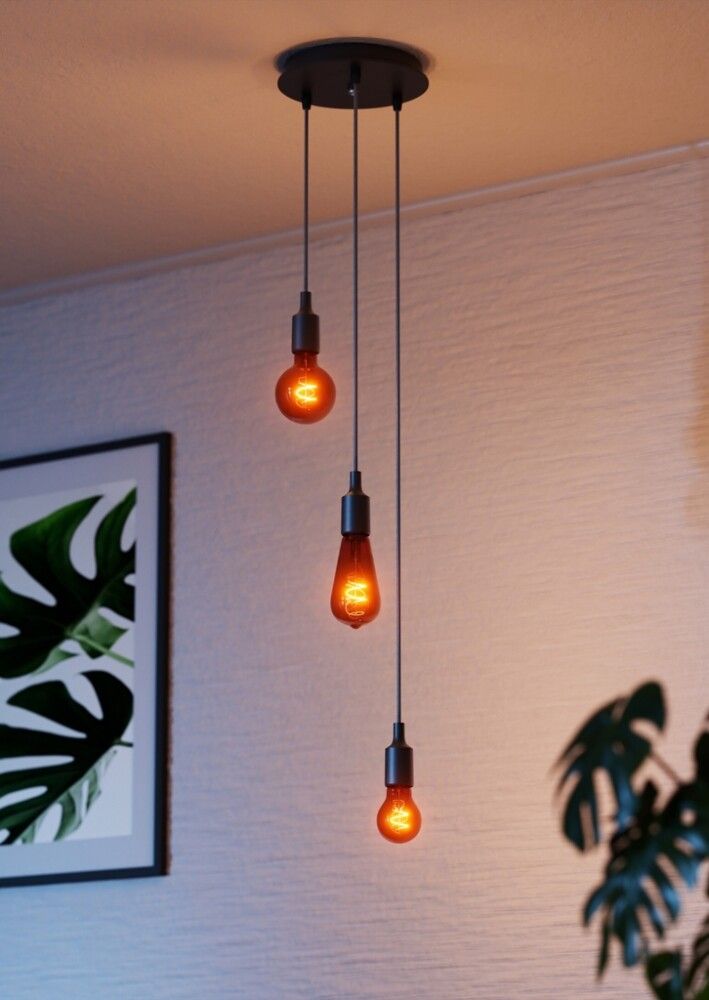 Lambi laerosett Osram Vintage 1906 3-os must Ø 20 cm