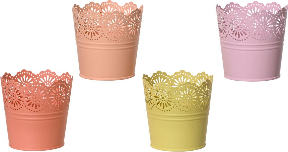 Ümbrispott pitsservaga 11 x 10 cm valik