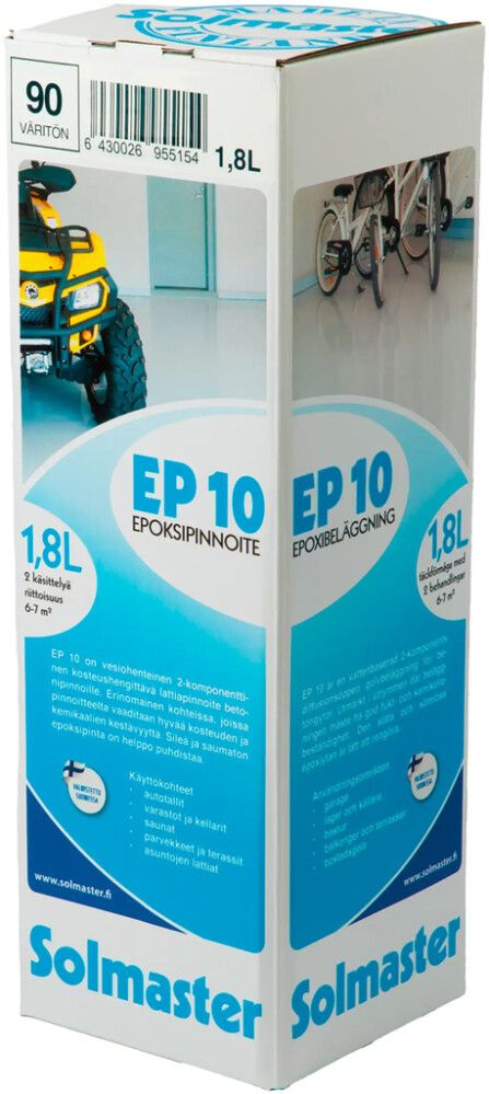 Epoksiitkate Solmaster EP10 90, läbipaistev