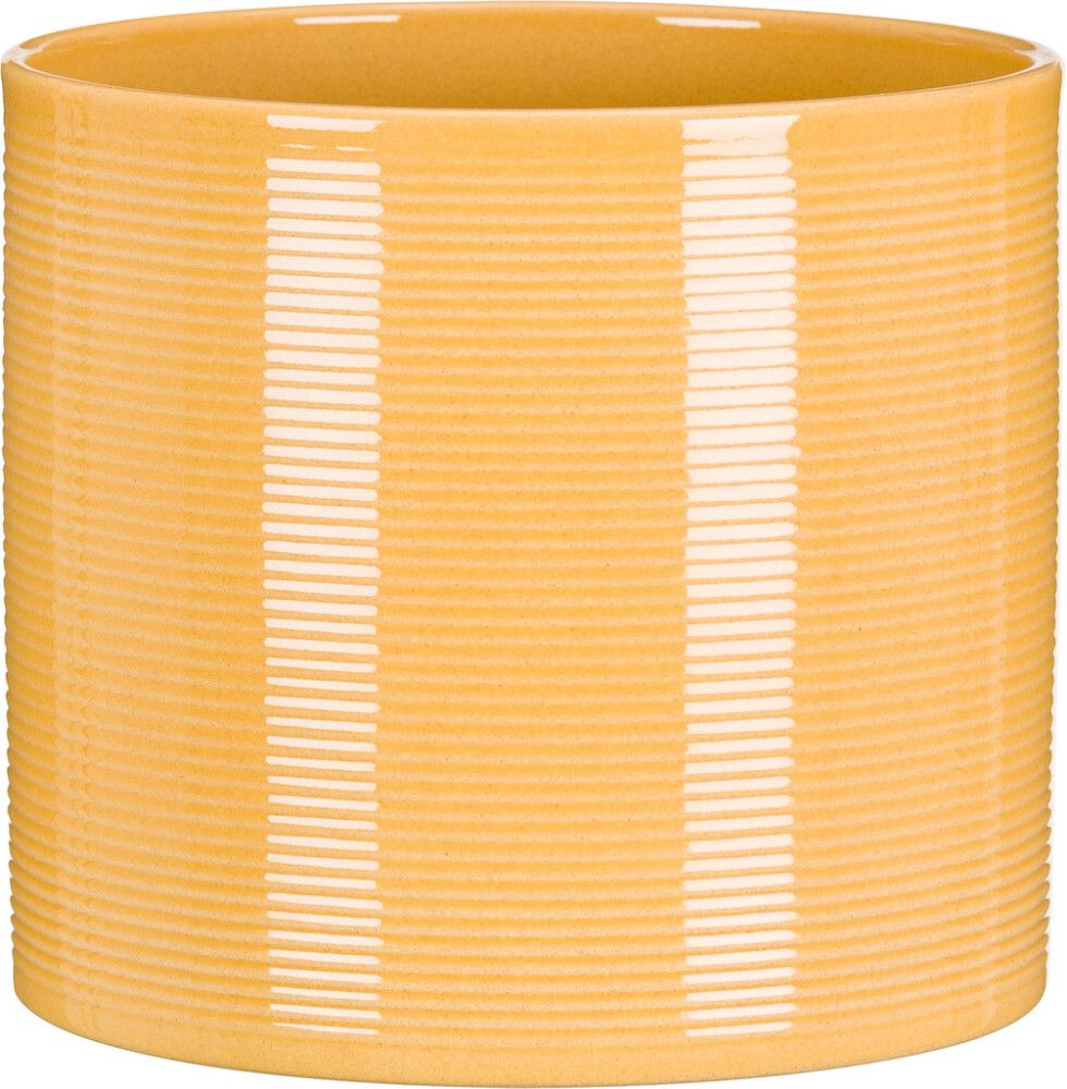 Ümbrispott Ø 19 cm, kollane