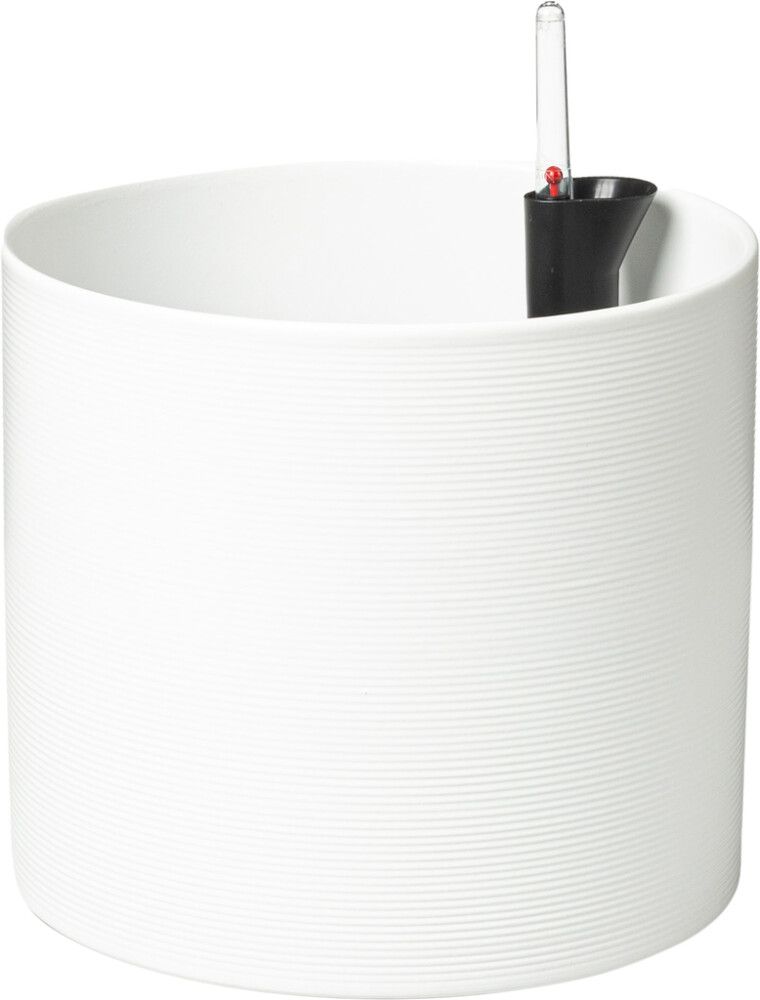 Lillepott 828 altkastmisega 23 cm, valge