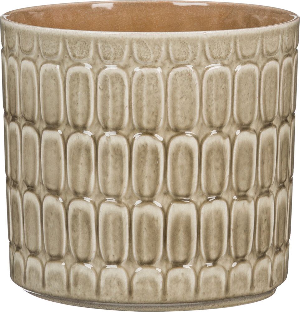 Ümbrispott Scheurich Luna 16 cm, beež