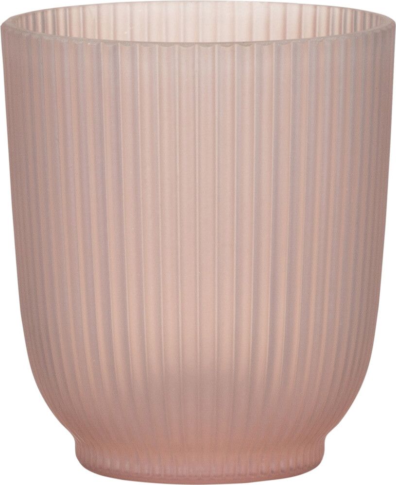 Orhideepott frosted 15 cm, heleroosa                