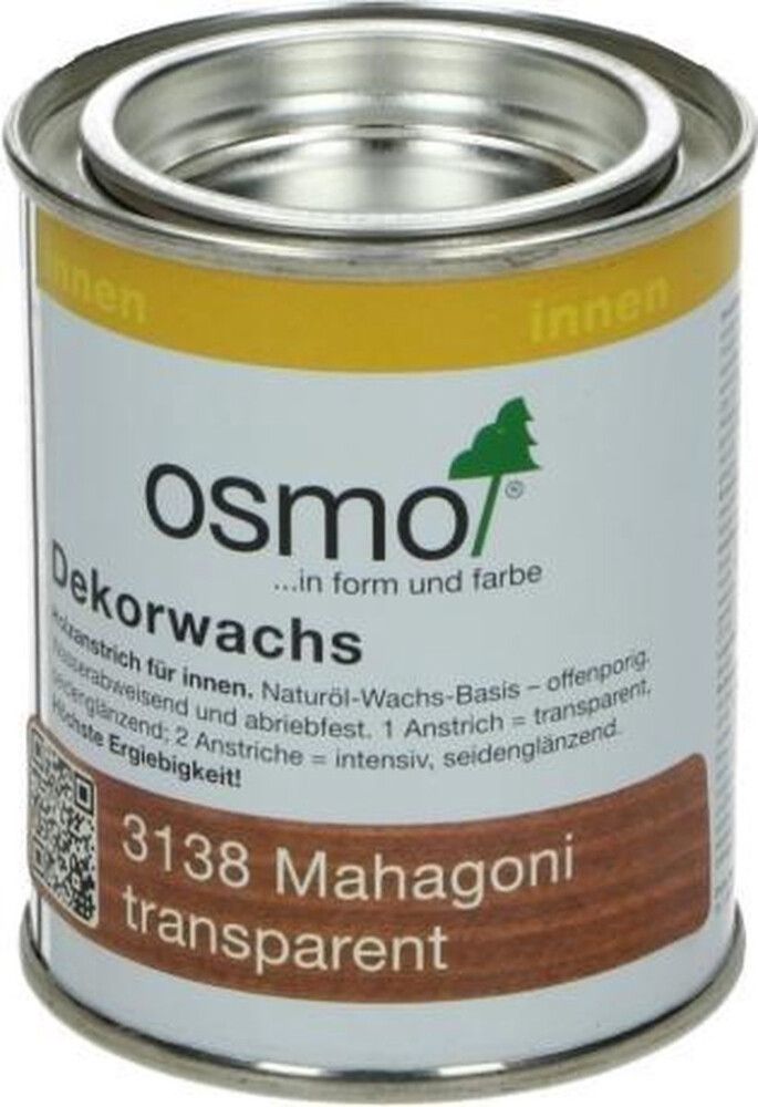 Tooniv õlivaha läbipaistev Osmo 3138 Mahagon