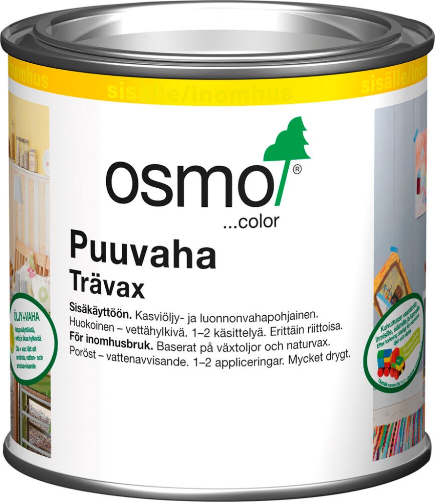 Tooniv õlivaha läbipaistev Osmo 3138 Mahagon 0,375 l