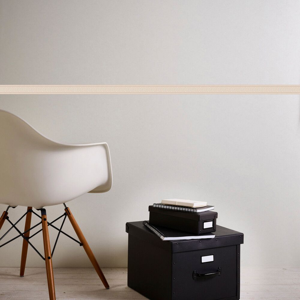 Bordüür Graphics 5 m x 4 cm, beež