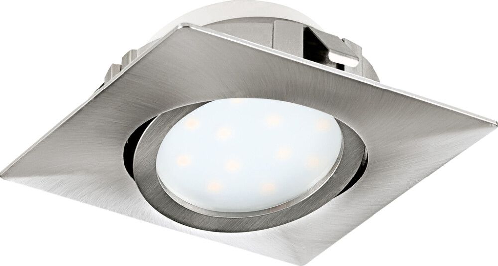 Süvistatav kohtvalgusti Pineda 1, harjatud teras