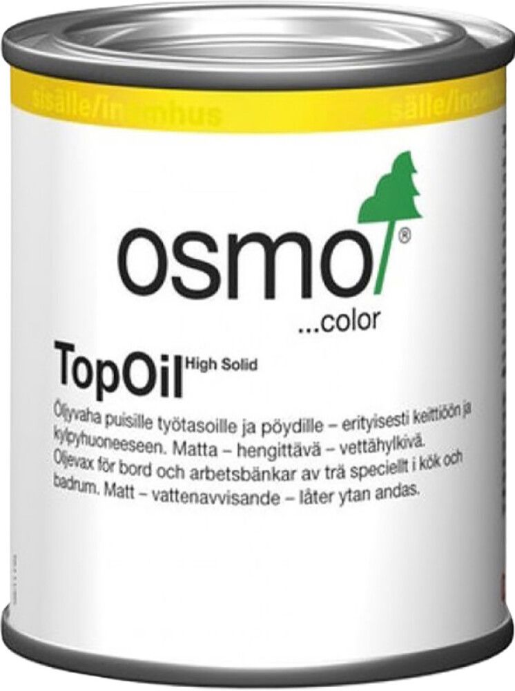 Õlivaha OsmoColor TopOil 3058 töötasapindadele, värvitu 0,5 l
