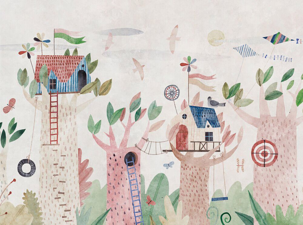 Fliistapeet A.S. Creation Digiprint Tree House 39906-1