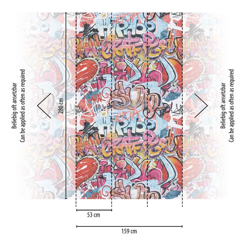 Fliistapeet A.S. Creation Digiprint Tags 77063-1