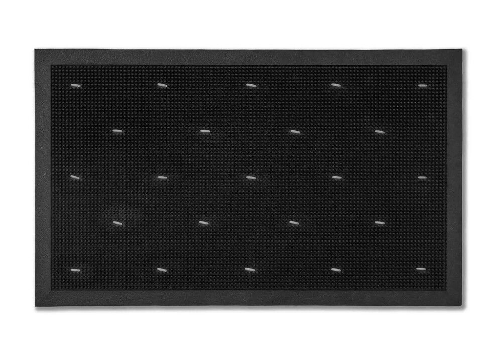 Uksematt Astra Border Pin 45 x 75 cm, must