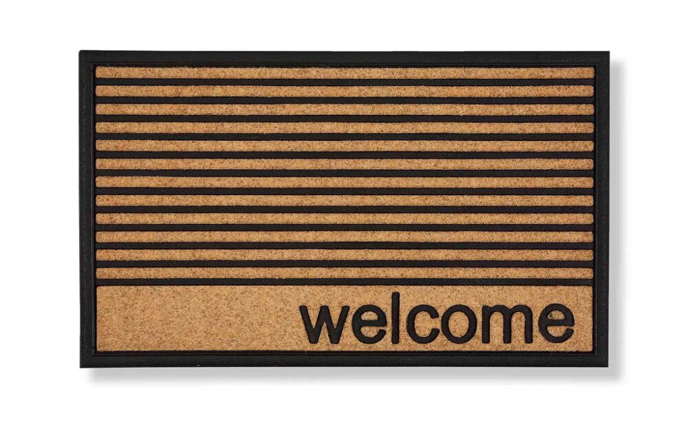 Uksematt Astra Border Graphic 45 x 75 cm grafiit