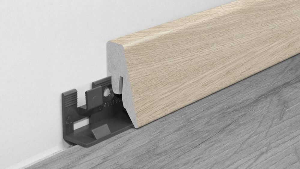 Põrandaliist Logoclic K40 C tamm Diosa MDF 19 x 40 x 2600 mm